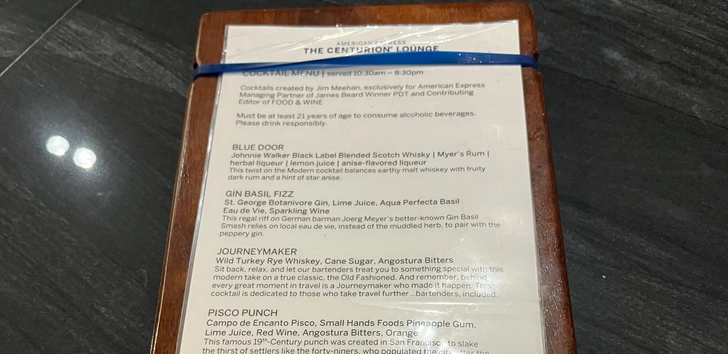 Centurion Lounge Cocktail Menu - Best Amex Platinum Alternatives 2026