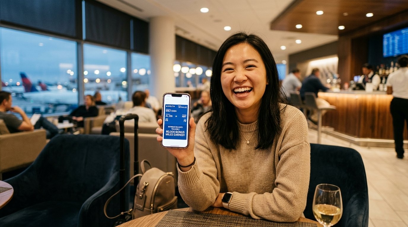 Delta SkyMiles Gold American Express Card 2026 welcome bonus up to 80,000 SkyMiles first-year value math